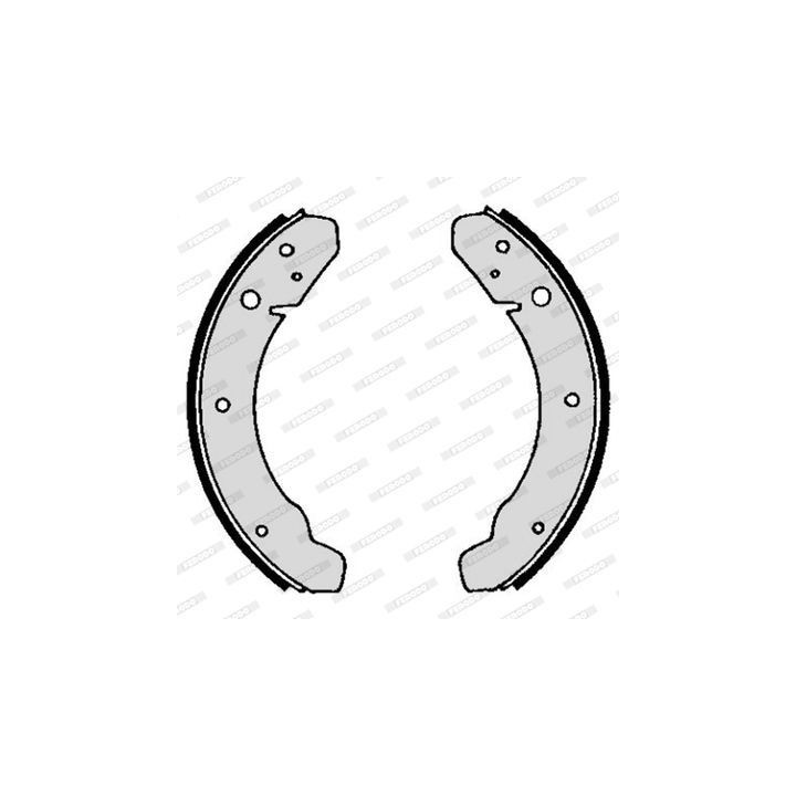 Stabdžių trinkelių komplektas FERODO FSB11