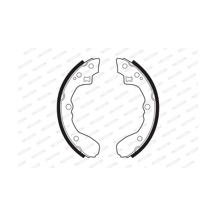 Stabdžių trinkelių komplektas FERODO FSB210