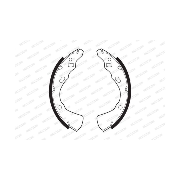 Stabdžių trinkelių komplektas FERODO FSB264