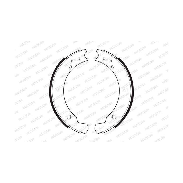 Stabdžių trinkelių komplektas FERODO FSB365