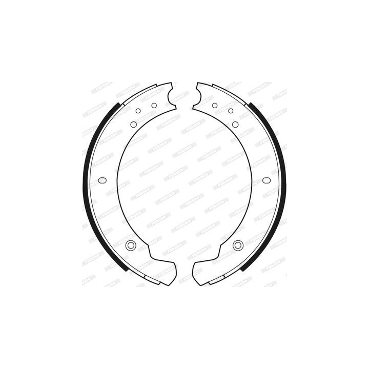 Stabdžių trinkelių komplektas FERODO FSB365