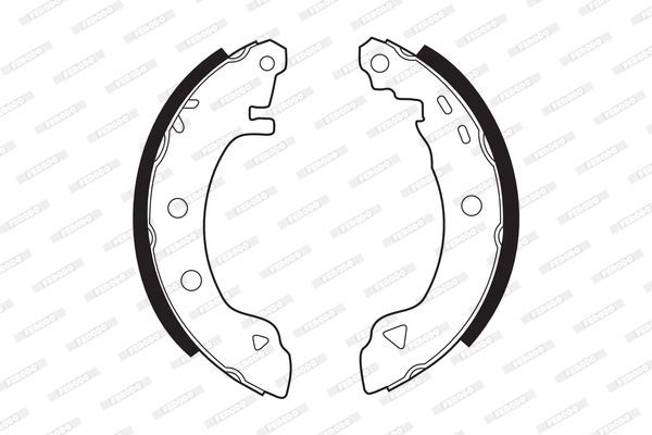 Stabdžių trinkelių komplektas FERODO FSB401