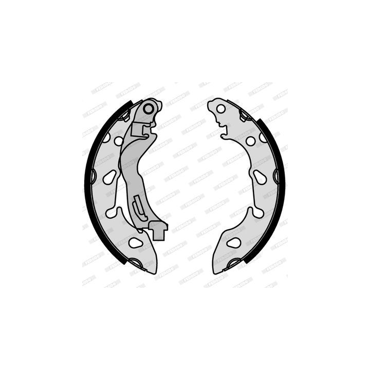 Stabdžių trinkelių komplektas FERODO FSB4188