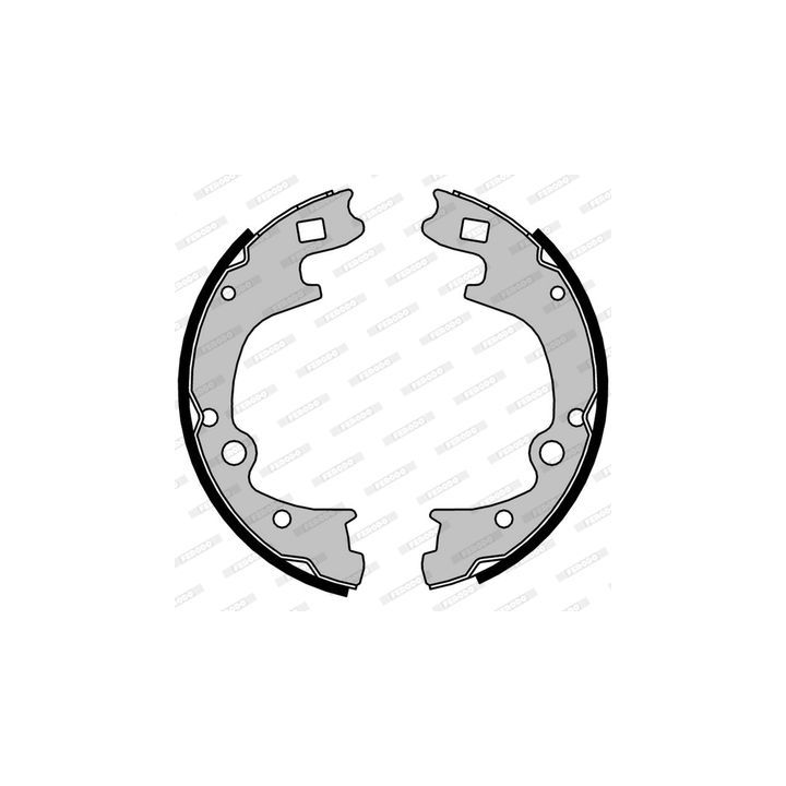 Stabdžių trinkelių komplektas FERODO FSB4192