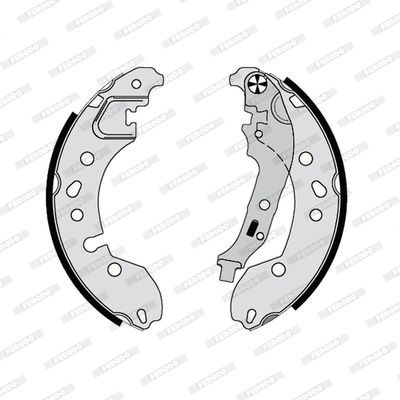 Stabdžių trinkelių komplektas FERODO FSB4200