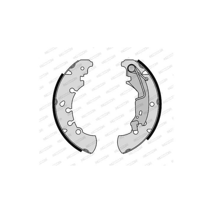 Stabdžių trinkelių komplektas FERODO FSB4308