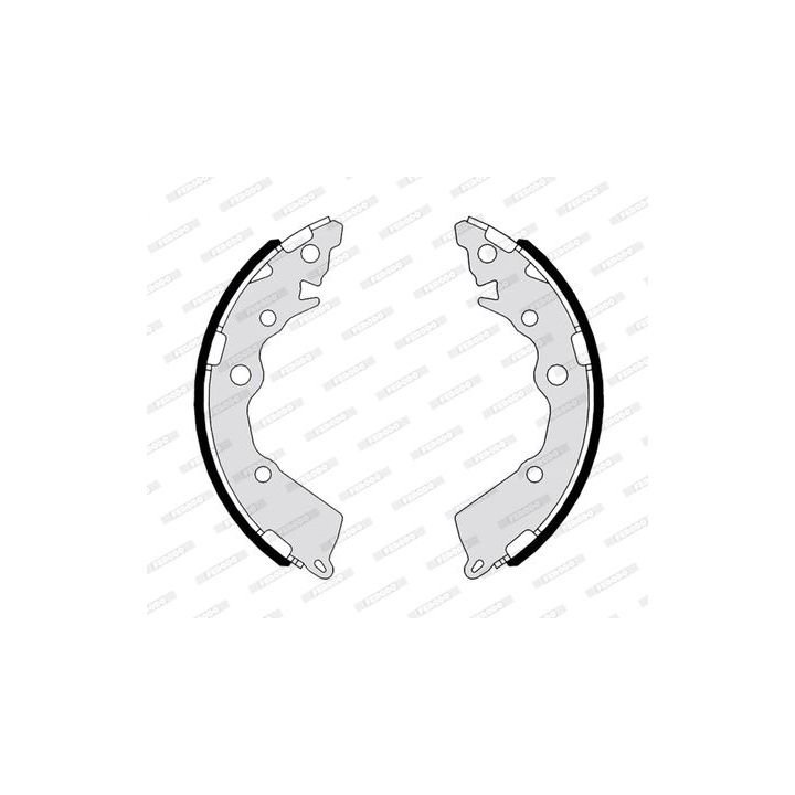 Stabdžių trinkelių komplektas FERODO FSB4311