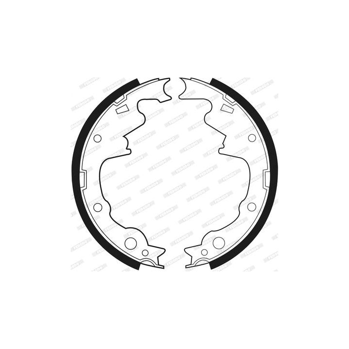 Stabdžių trinkelių komplektas FERODO FSB466