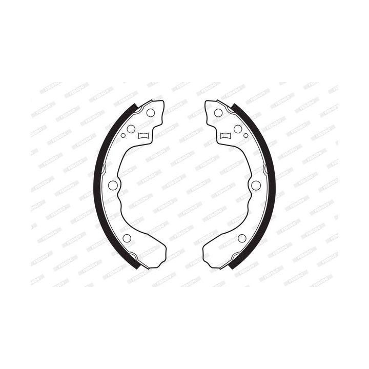 Stabdžių trinkelių komplektas FERODO FSB516