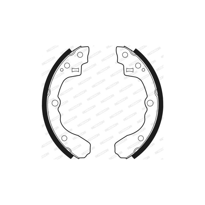 Stabdžių trinkelių komplektas FERODO FSB516