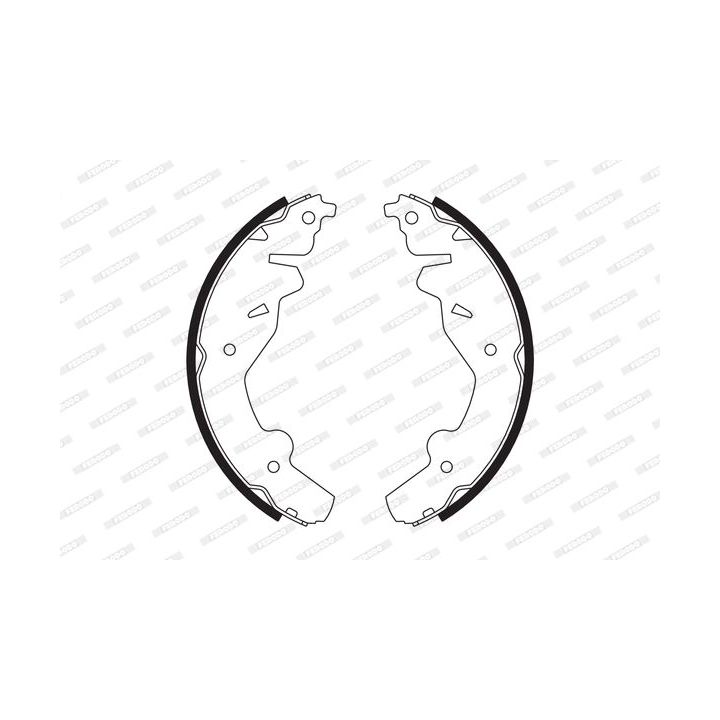 Stabdžių trinkelių komplektas FERODO FSB548