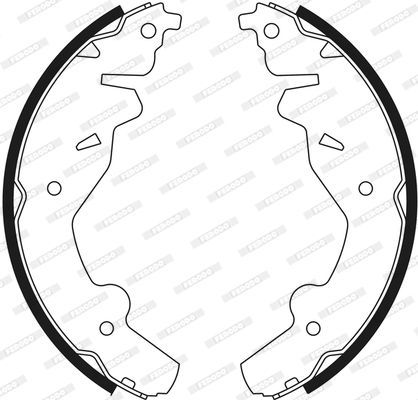 Stabdžių trinkelių komplektas FERODO FSB548