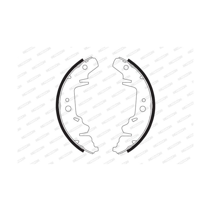 Stabdžių trinkelių komplektas FERODO FSB568