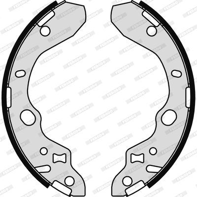 Stabdžių trinkelių komplektas FERODO FSB573