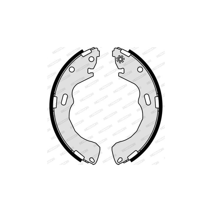 Stabdžių trinkelių komplektas FERODO FSB587