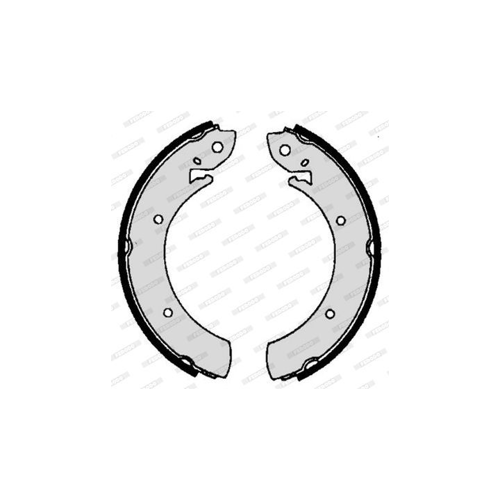 Stabdžių trinkelių komplektas FERODO FSB589