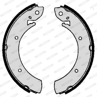 Stabdžių trinkelių komplektas FERODO FSB589