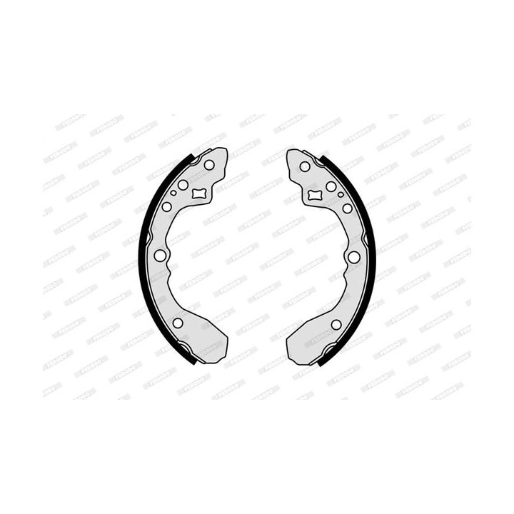 Stabdžių trinkelių komplektas FERODO FSB609