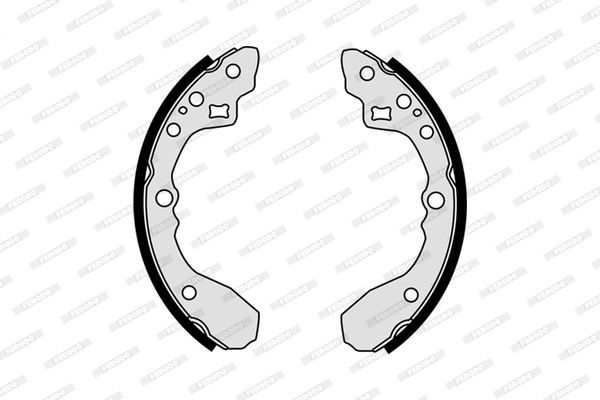 Stabdžių trinkelių komplektas FERODO FSB609