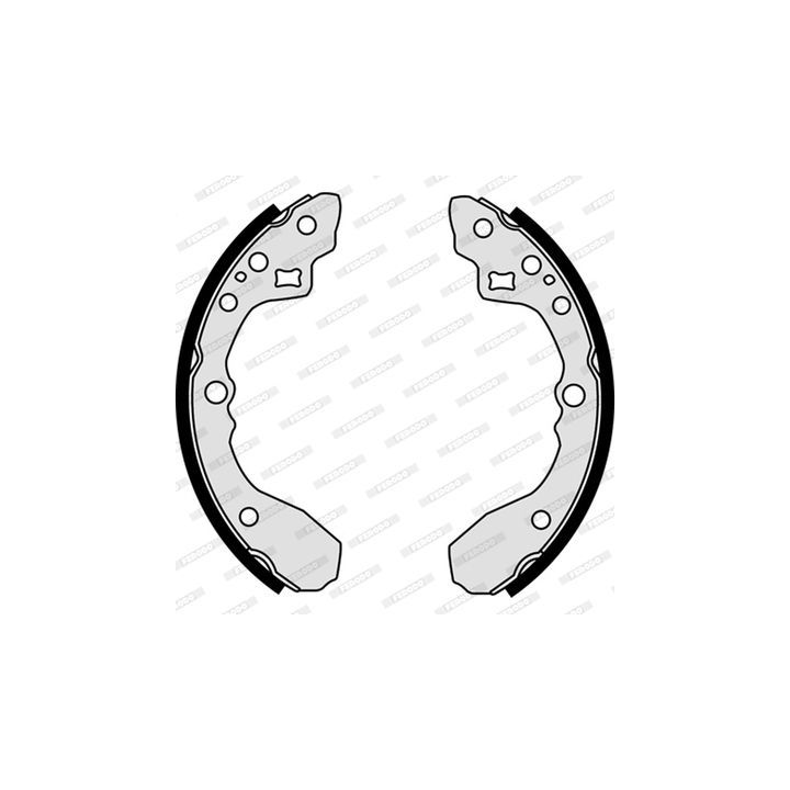 Stabdžių trinkelių komplektas FERODO FSB609