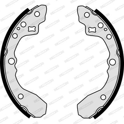 Stabdžių trinkelių komplektas FERODO FSB609