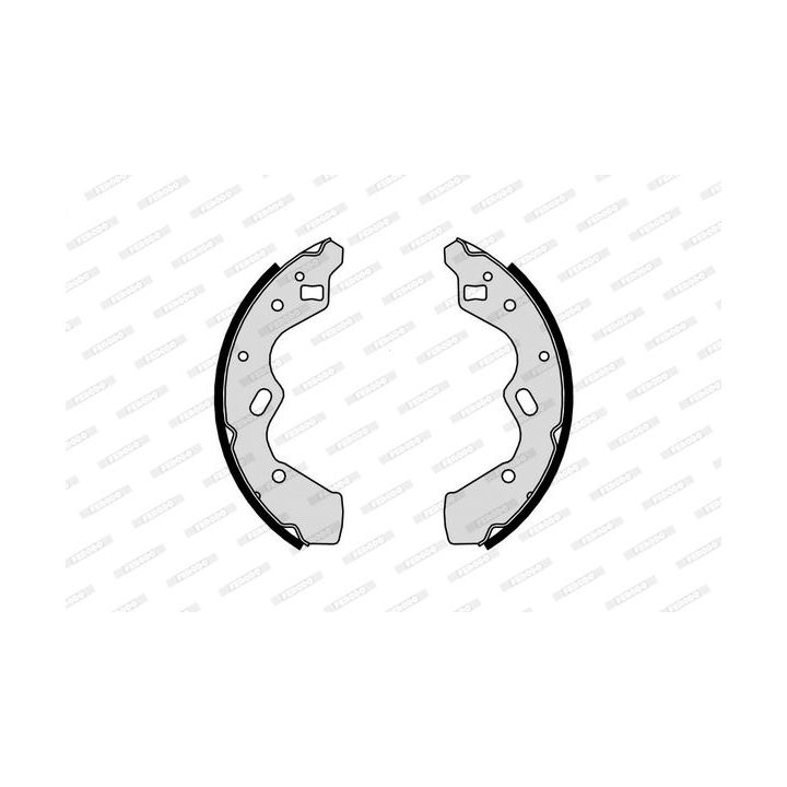 Stabdžių trinkelių komplektas FERODO FSB611