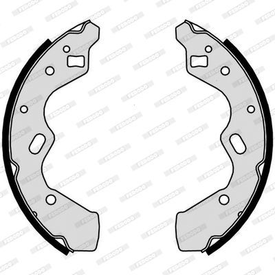 Stabdžių trinkelių komplektas FERODO FSB611