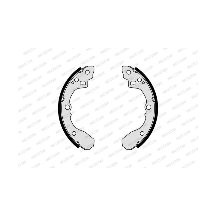 Stabdžių trinkelių komplektas FERODO FSB612