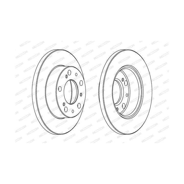 Stabdžių diskas FERODO DDF063