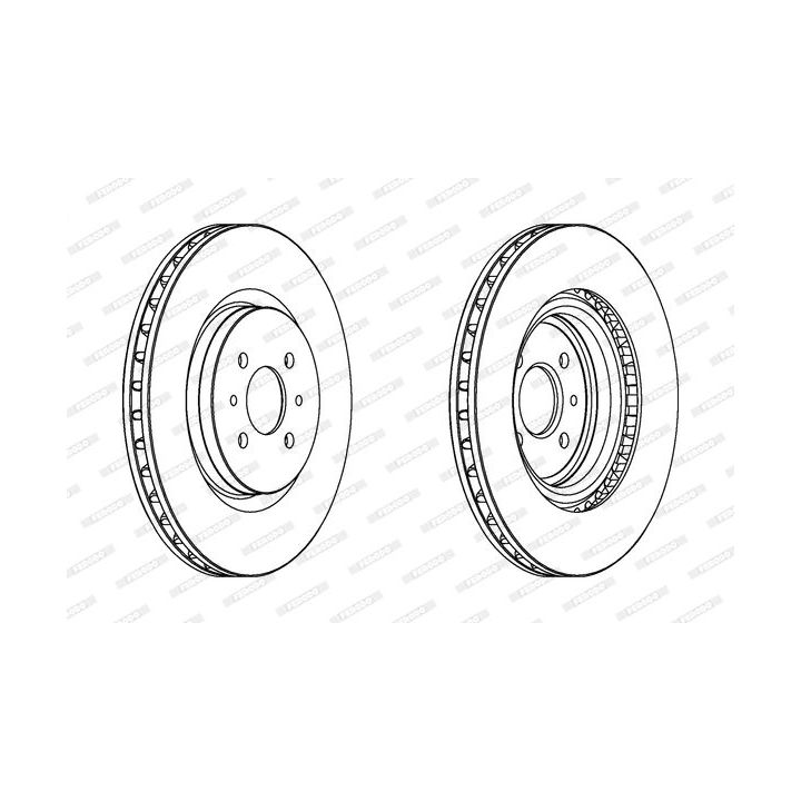 Stabdžių diskas FERODO DDF1002