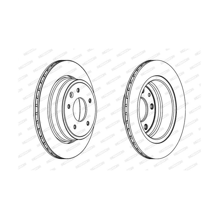 Stabdžių diskas FERODO DDF1004