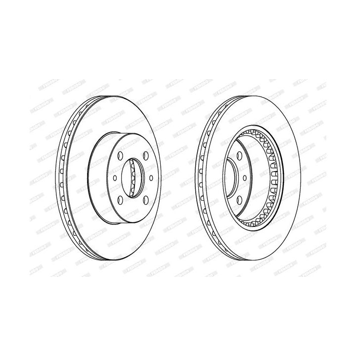 Stabdžių diskas FERODO DDF1006C