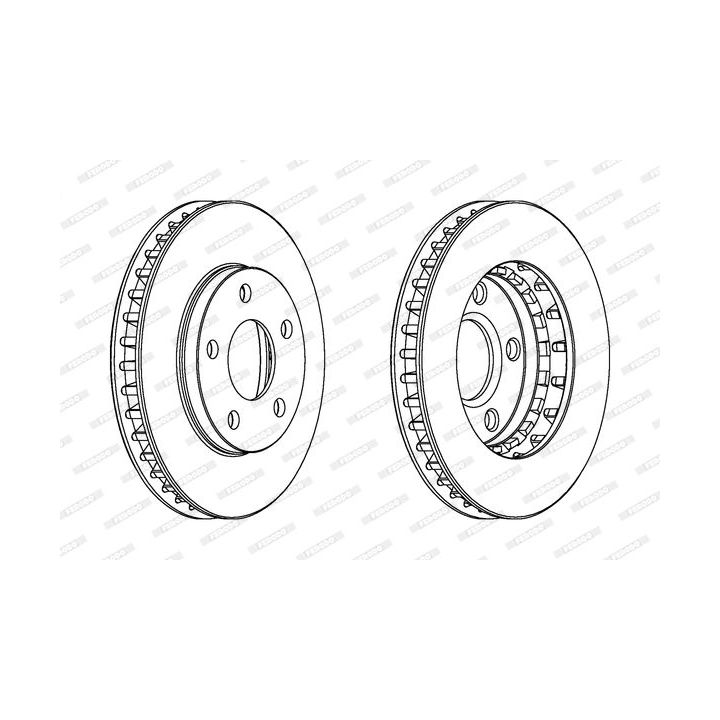 Stabdžių diskas FERODO DDF1030