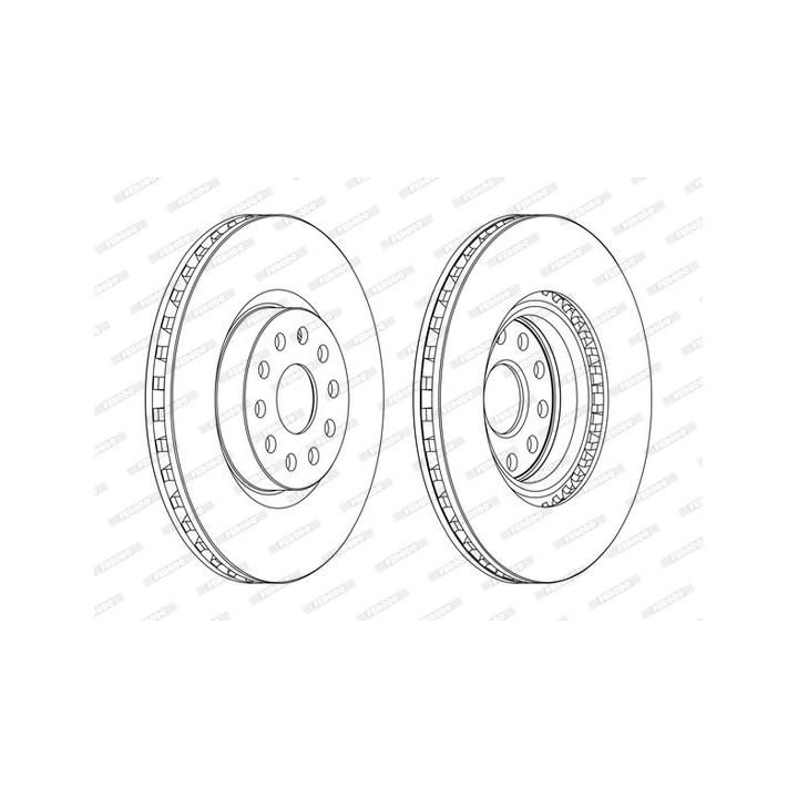Stabdžių diskas FERODO DDF1062C