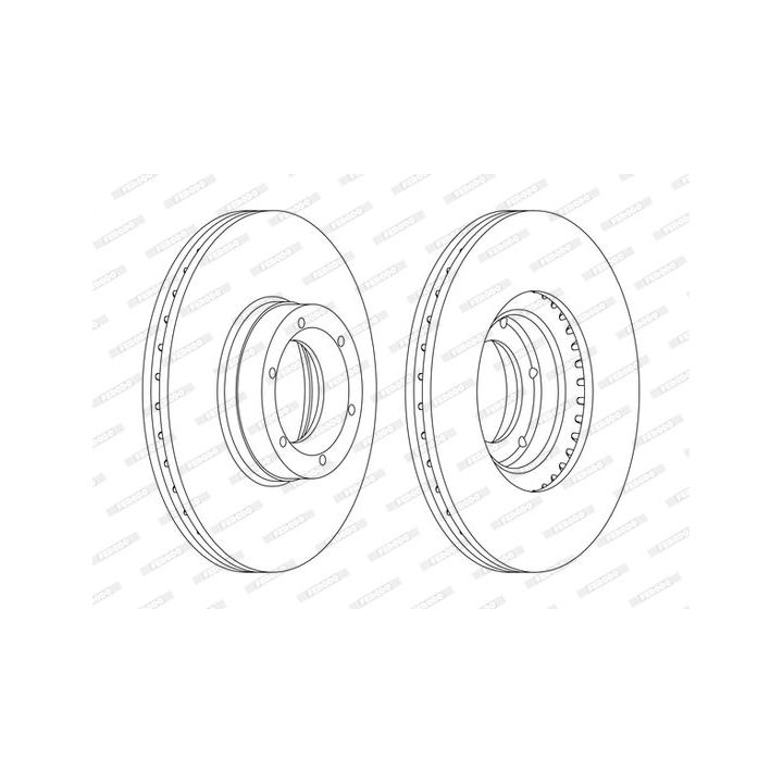 Stabdžių diskas FERODO DDF1067C