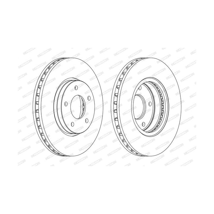 Stabdžių diskas FERODO DDF1069