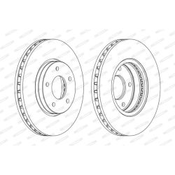 Stabdžių diskas FERODO DDF1069C