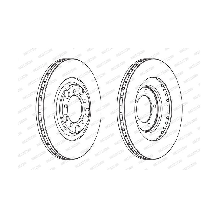 Stabdžių diskas FERODO DDF1070