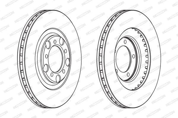 Stabdžių diskas FERODO DDF1070