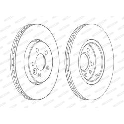 Stabdžių diskas FERODO DDF1080C