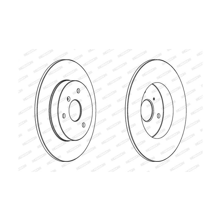 Stabdžių diskas FERODO DDF1111