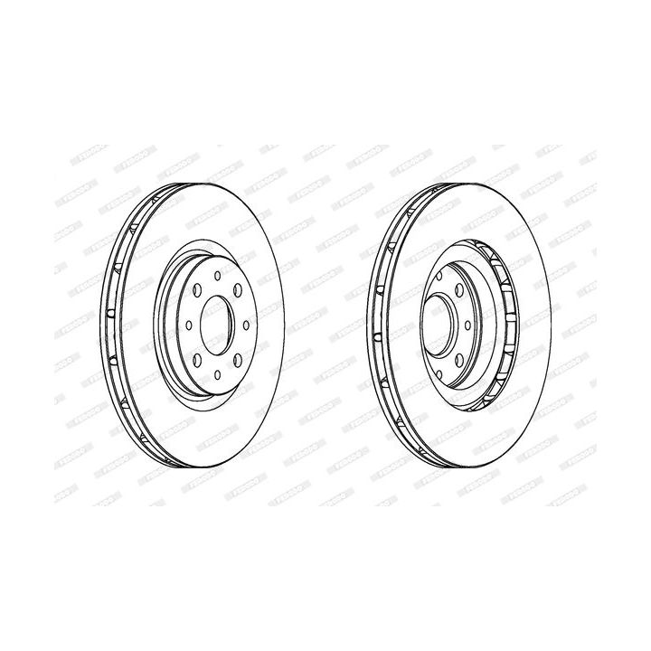 Stabdžių diskas FERODO DDF1122