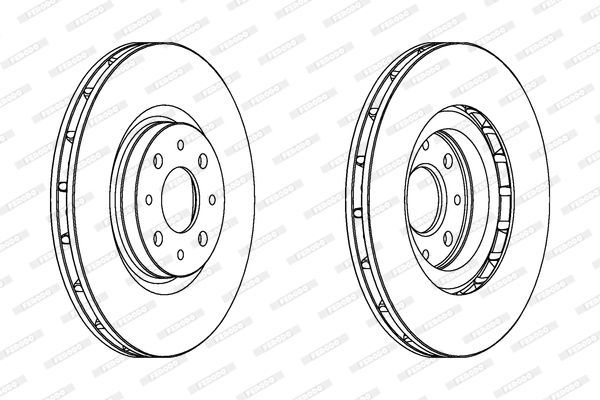 Stabdžių diskas FERODO DDF1122