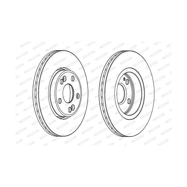 Stabdžių diskas FERODO DDF1123