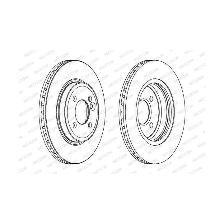 Stabdžių diskas FERODO DDF1127