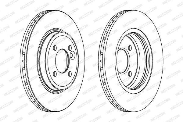 Stabdžių diskas FERODO DDF1127C