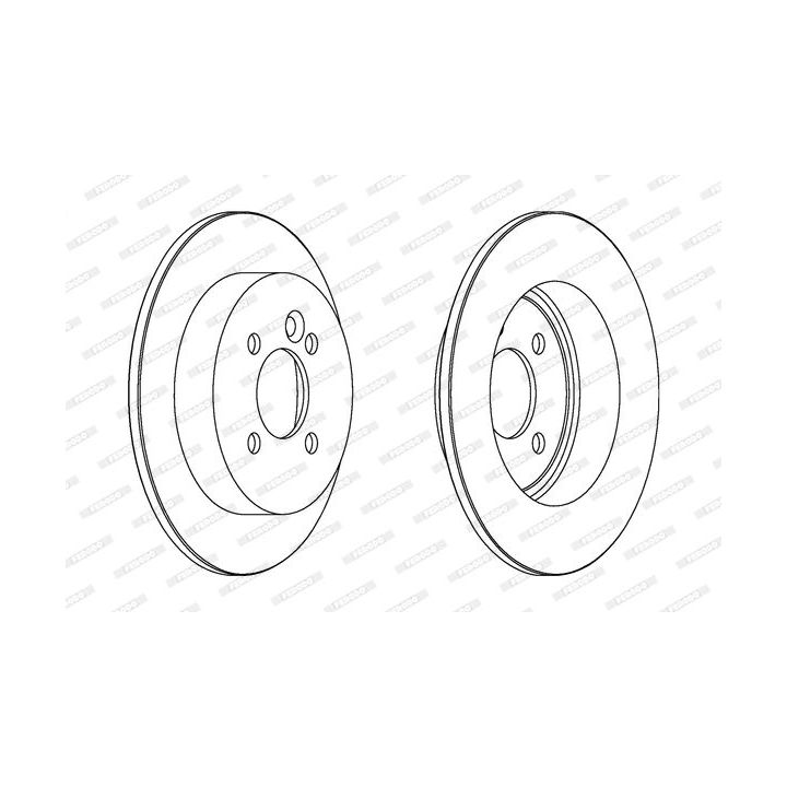 Stabdžių diskas FERODO DDF1128