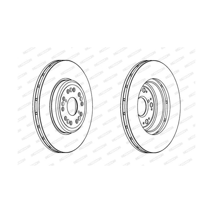 Stabdžių diskas FERODO DDF1133C-1