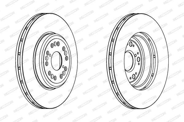 Stabdžių diskas FERODO DDF1133C-1