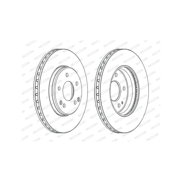 Stabdžių diskas FERODO DDF1134C